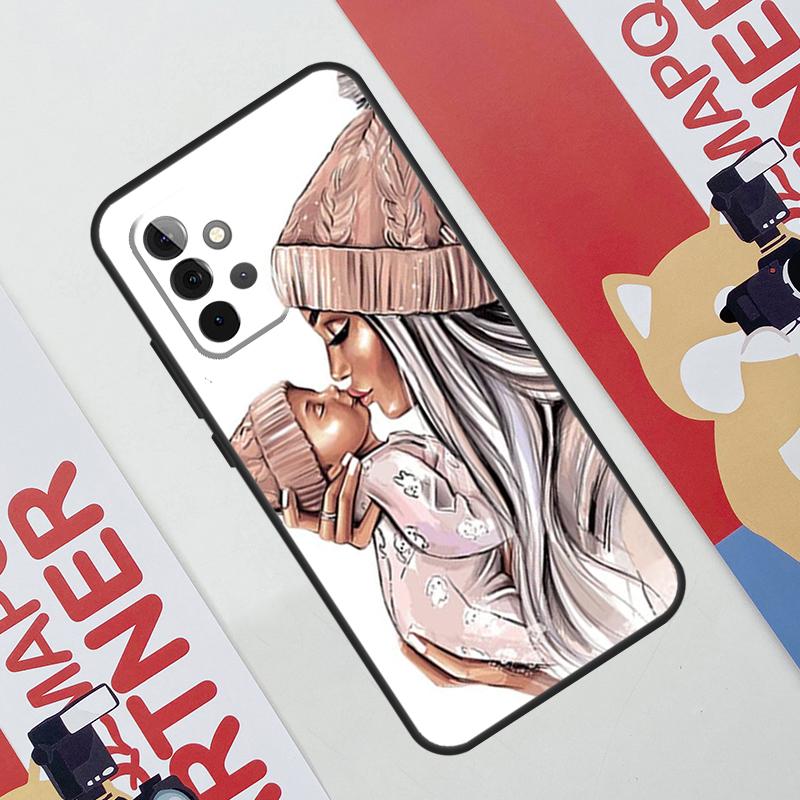 Familie Mom Girl Women Case For Samsung Galaxy A06 A16 A36 A56 A55 A35 A33 A53 A13 A23 A17 A54 A34 A14 A52 A32 A15
