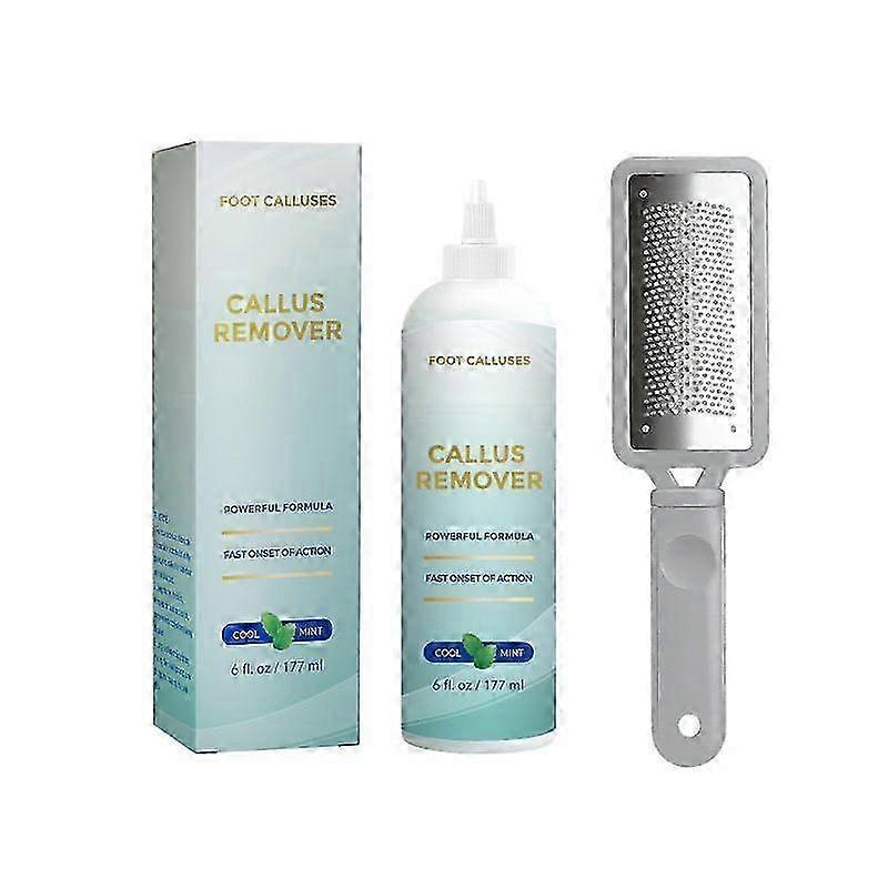 Professional Foot Scrubber Dead Skin Remover Kit - Foot File & Callus Gel Feet Scrubber Scraper Set