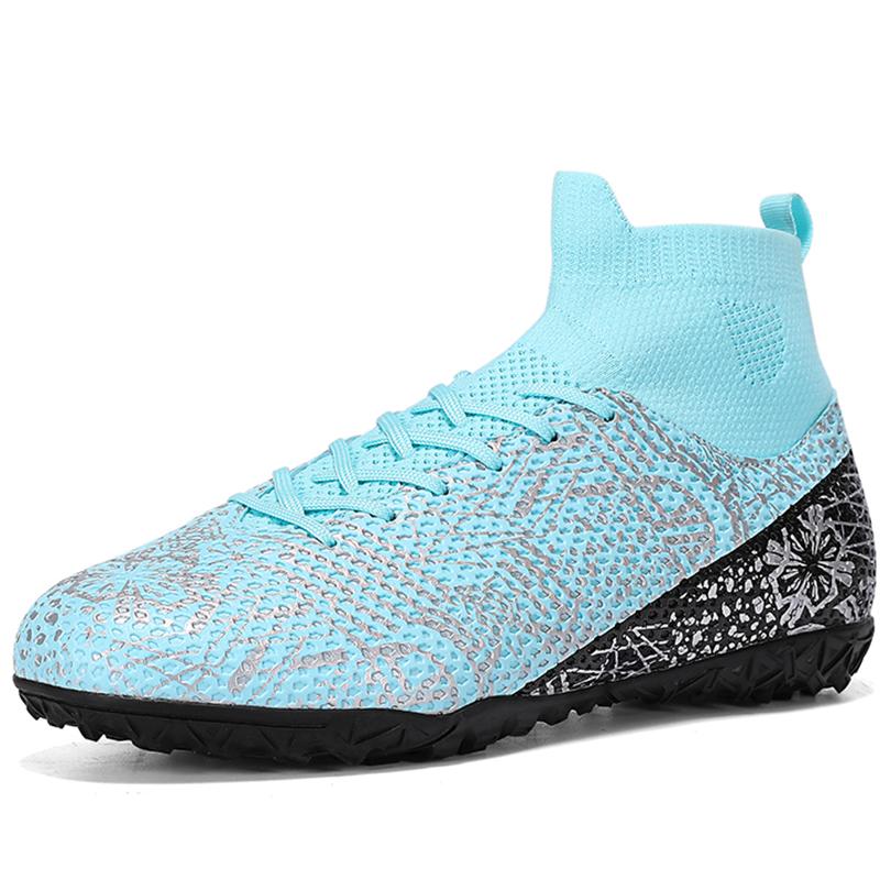 Football Shoes   FANQISON  Men's High-top Socks Football Shoes, Youth Sports Shoes Football Training Shoes Children Football Boots