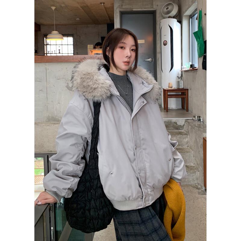 

Женская зимняя куртка с меховым воротником ICH MODE L