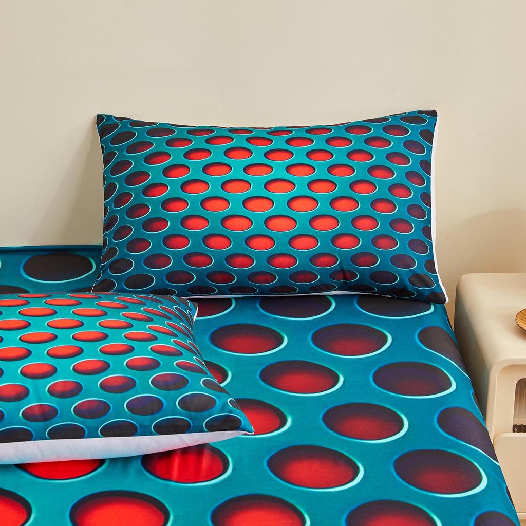 2025 Exclusive 5D Black Hole Digital Print Fitted Sheet & Pillowcase Set