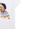 Polo Ralph Lauren Animal Print Graphic Crew Neck Short Sleeve T-Shirt Kids Tops White 313936025-001