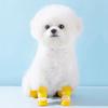 Set Silicone Pet Rain Boot Waterproof Anti Slip Sole Pet Paw Protector Cartoon Wear Resistance Outdoor Dog Footwear Outdoor