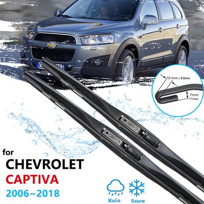 For Chevrolet Captiva 2006~ Holden Daewoo Winstorm Car Wiper Blades Front Windshield Brusdes Accessories 2010 2016 2017