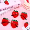 Strawberry Shape Sunglasses Red Strawberry Rimless Sunglasses Fruit Theme Party Prom Accessories Costumes Glasses for Women Summer Holiday Birthday