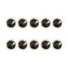 Plastic Doll Eye Set for DIY Crafts Plastic Safety Eyes Semi Sphere DIY for Handmade Toy Soft Craft Crocheting