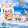 1 Rolle Klebeband Exquisiter Manga-Graffiti-Stil Klebeband Scrapbook-Zubehör Notizbuch Fotorahmen Tasse DIY-Dekoration