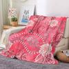 Böhmische Geometrie digital bedrucktes Polyester Schlafzimmer Samt Flanell weiche Sofabezug Decke Fleece weiche Sofabezug Decke