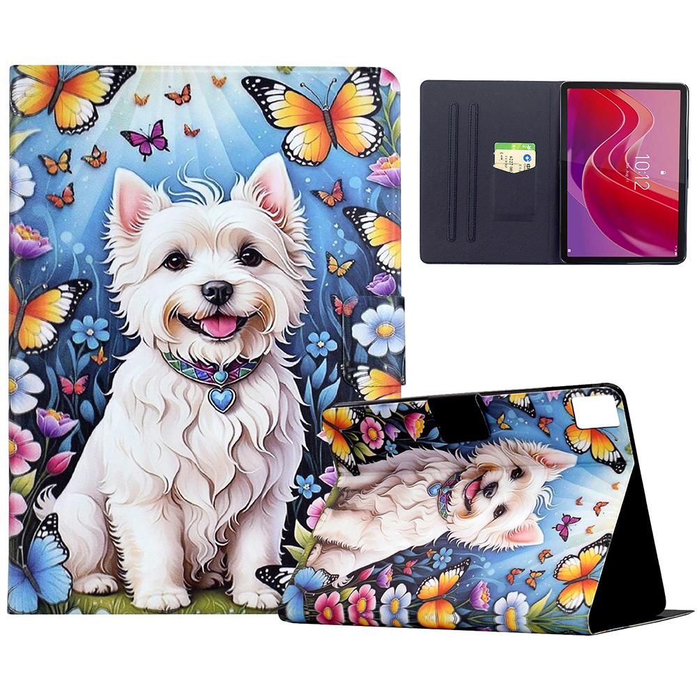 For Lenovo Tab M11/Xiaoxin Pad 11 2024 Stand Case Pattern Printing Tablet Leather Cover with Auto Wake/Sleep