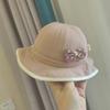 Cute Baby Bucket Hat Breathable Toddler Basin Cap Casual Baby Sun Visor Hat  1-3 Years