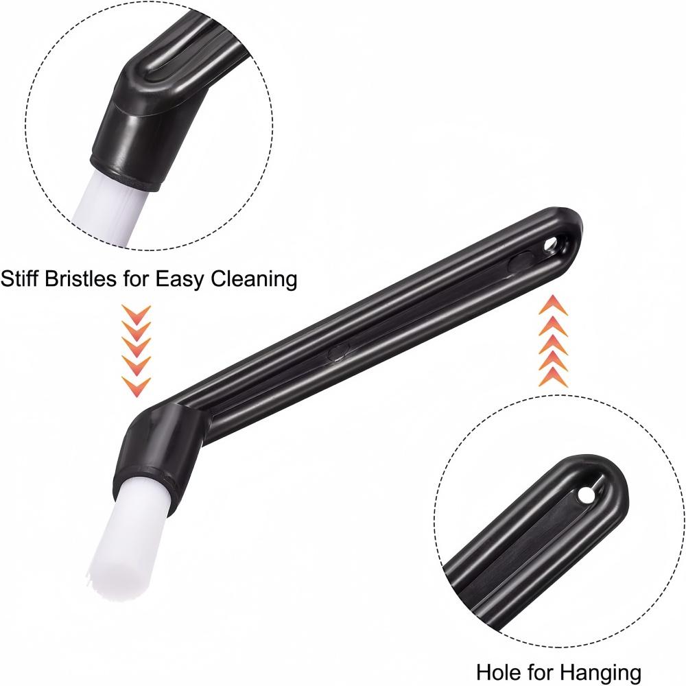 Coffee Machine Cleaning Brush Short Handle Elbow Brush High Temperature Resistant Brewing Head Dirt Cleaning Coffee Clean Tools