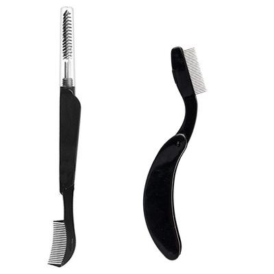 Yesmart Edelstahl Faltbare Wimpern Mascara Augenbrauen Wimpern Augenbrauen Augenbrauen Yes107 2-teiliger Kamm, Kamm, Kamm, Aufschraubbare Bürste, Bürste, Bürste,