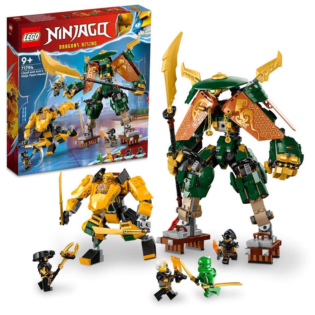 LEGO Ninjago Lloyd and Erin's Ninja Mech Suit 71794 Toy Blocks Gift Ninja Boys Age 9 and Up