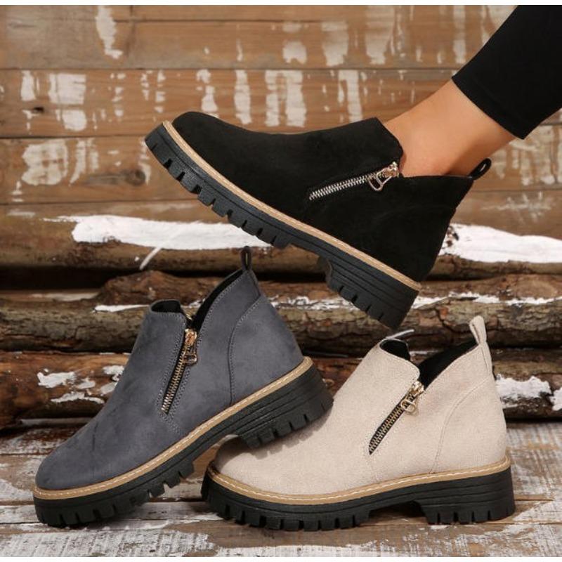 Design Women Boots Plus Size Platform Shoes Thick Sole Ankle Boots Fashion Comfortable Snow Boots For Women
