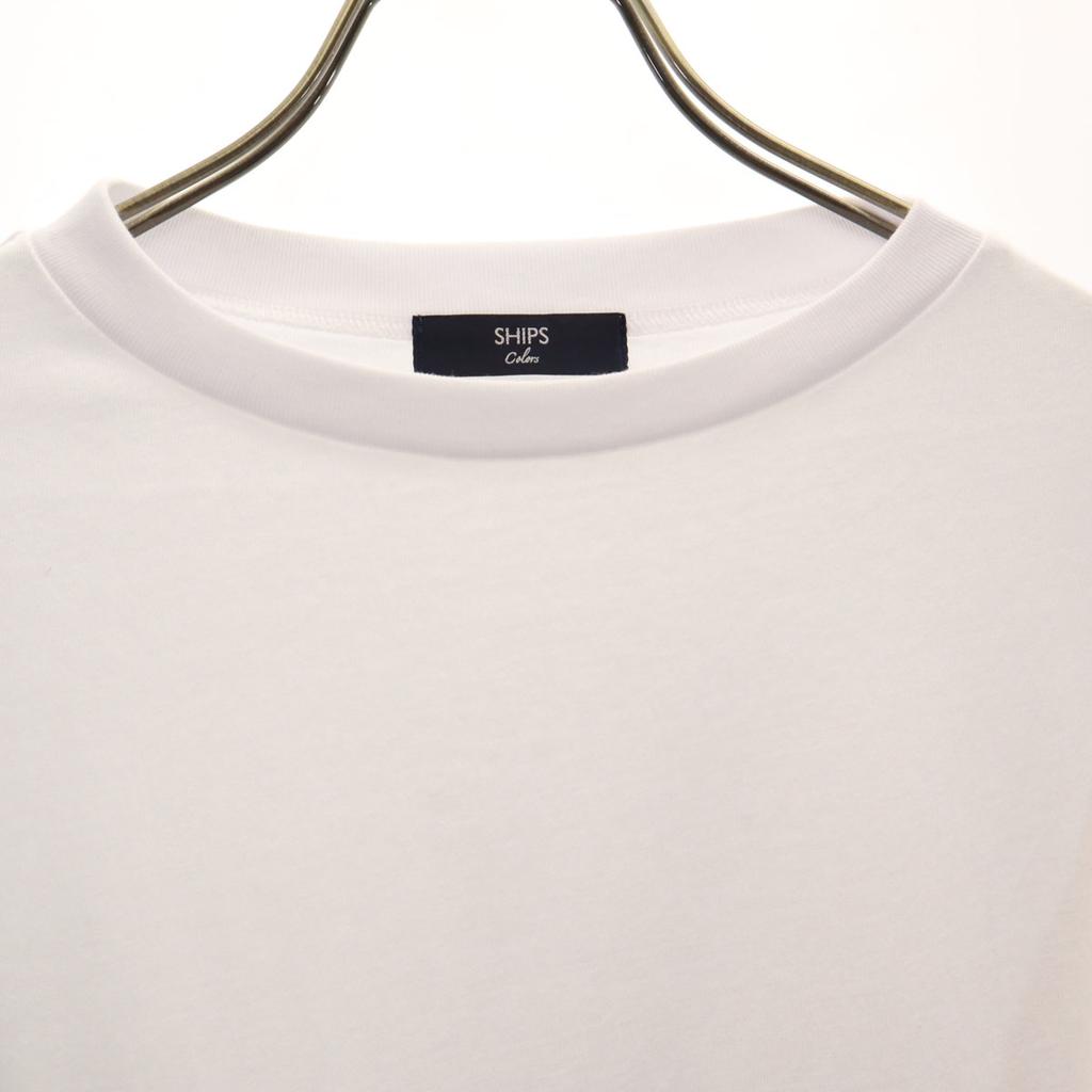 SHIPS Colors Long sleeve Frill Cut white Women Used
