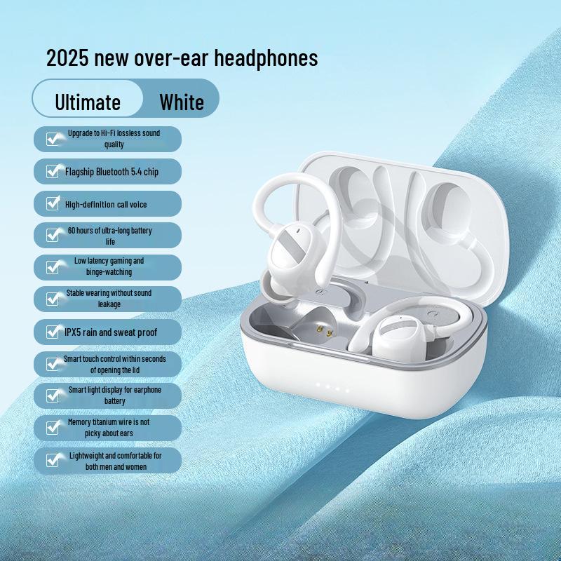 2025 New Model Wireless Over-Ear Bluetooth Sport Headphones - Secure, Comfortable, Long-Wearing for Men and Women
