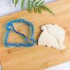 1PC Dinosaur Shape Modeling Bread Slicing Tool Sandwich Crust Cutter Bread Cutter Mold For School Office Halloween Christmas Gift Kitchen Gadgets