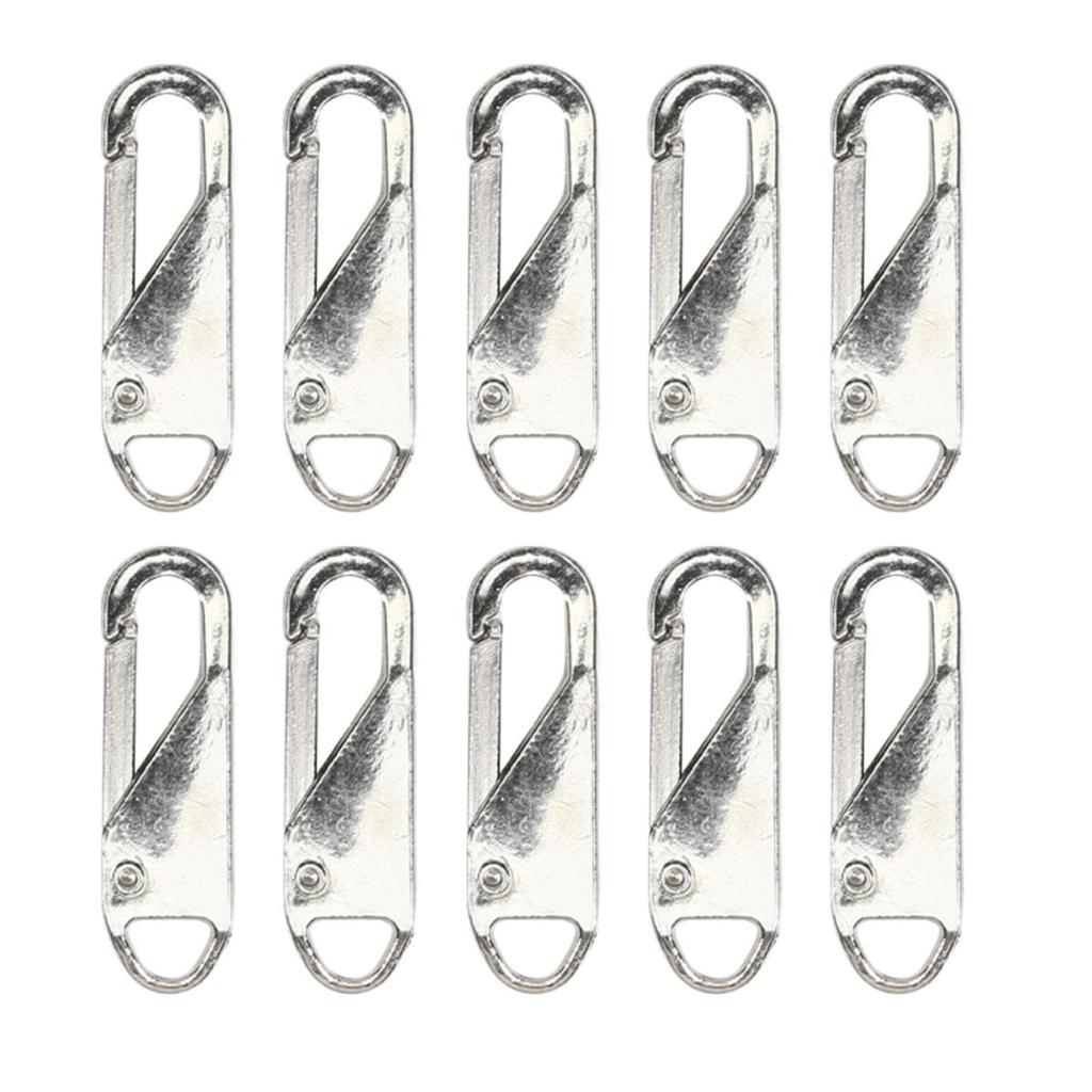 Zip Puller Replacements Zip Slider Repair Instant Zippers Head Pull Handle Zippers Extender for Cloth Travel Bag
