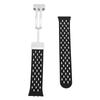 Watch Band Quick Release Silicone Lightweight Stylish Breathable Watch Strap for Galaxy Fit3 Black
