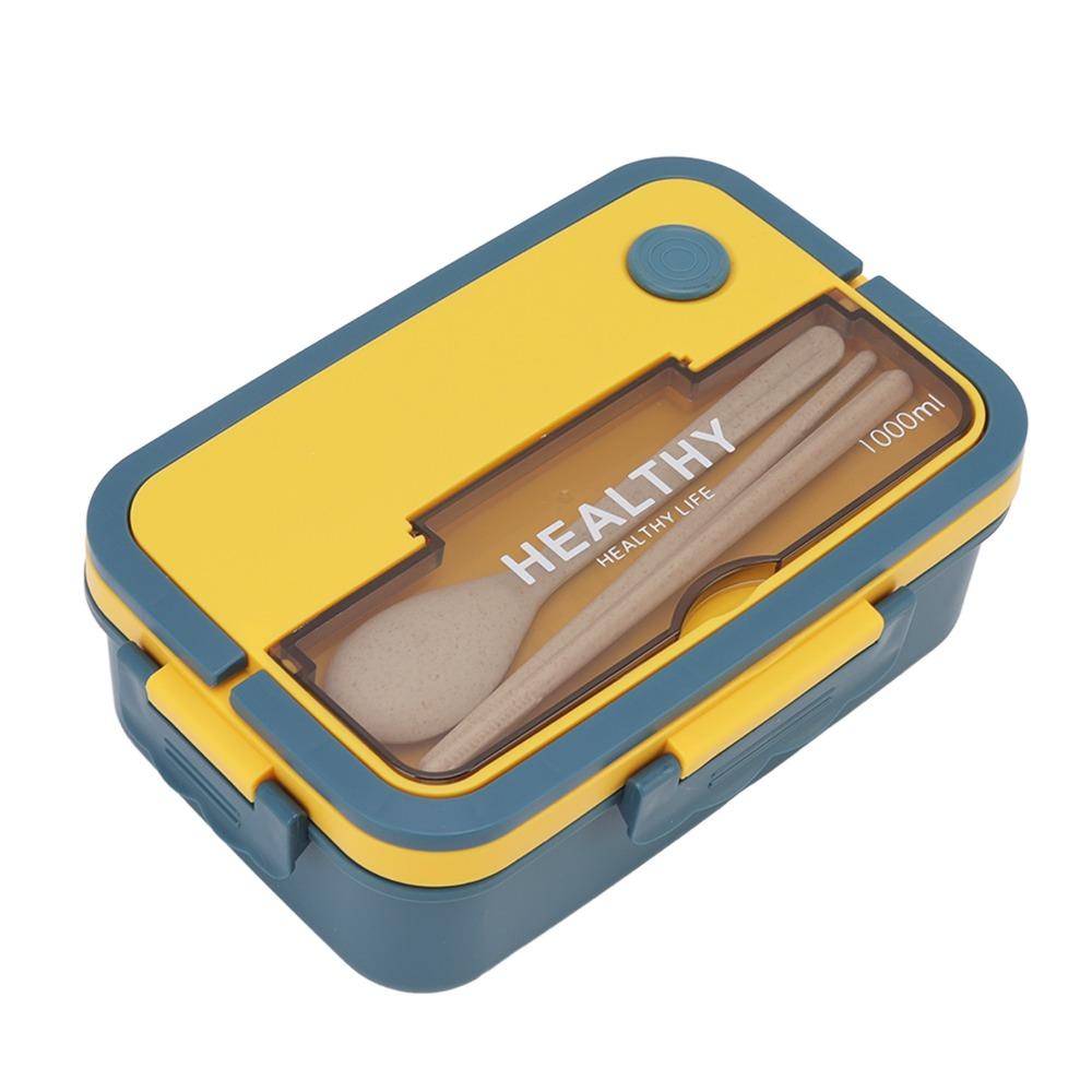 1000ml Compartment Lunch Box PP Food Container Practical Thermal Lunch Box  For Picnics