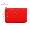 Women Wallet Portable Mini Faux Leather Smooth Zipper Key Ring Cards Holder Solid Color Slim Wallet Coins Purse Adult Sex Wear