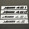 3D ABS Litery Samochodowe Logo XDrive 45i 45d Emblemat Tylnej Klapy Boczny Błotnik Naklejki Dla X5 X6 X7 Q5 Q7 A7 A8 Akcesoria
