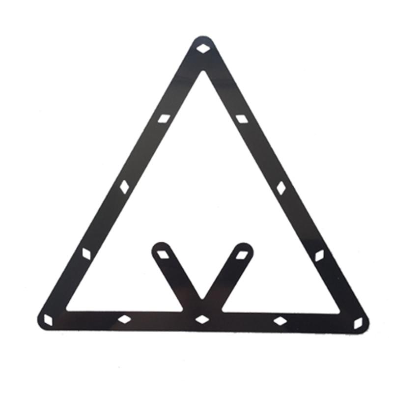 6pcs Triangle Ball Rack Billiard Rack Sheet Reusable Cue Accessories Placing Billiard Rack Practical Ball Holder Positioning