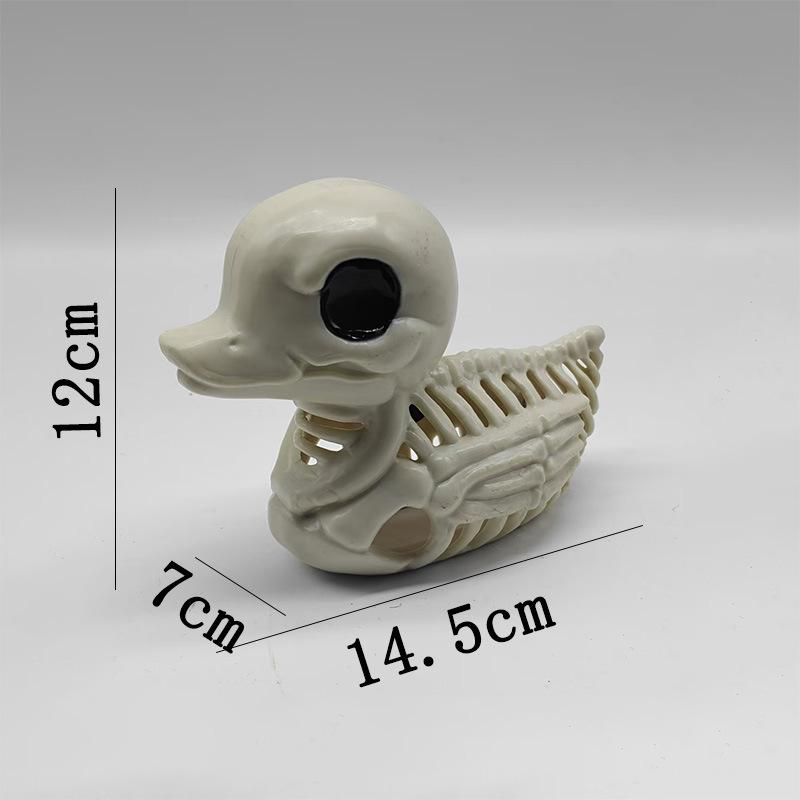 Halloween Scene Decorations Animal Skull Skeleton Ornament Simulation Plastic Crow Mouse Scorpion Decorative Props