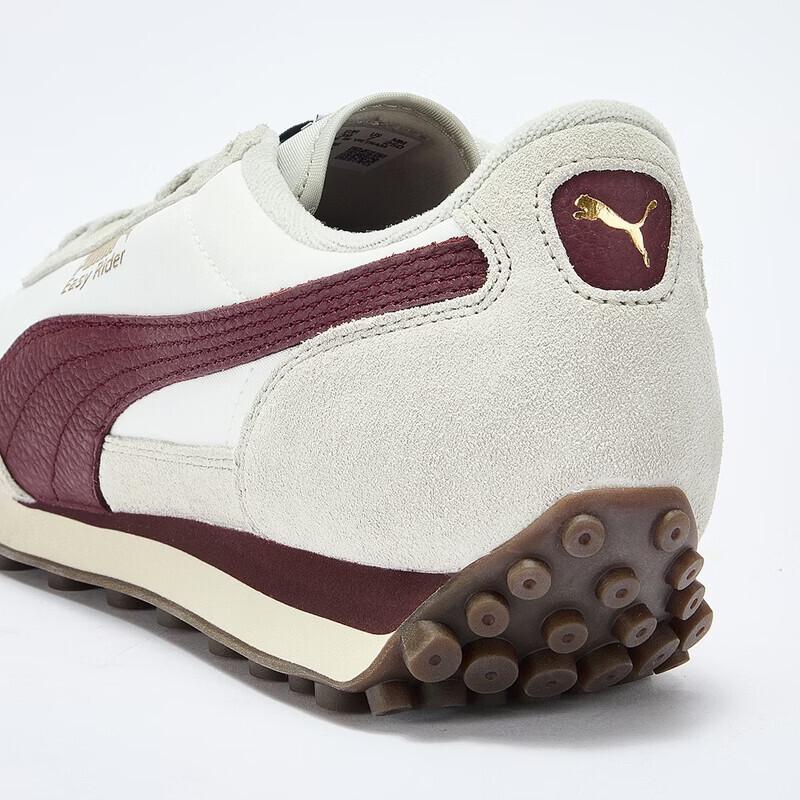 PUMA Easy Rider Retro Unisex Sneakers Warm White-Wine Red