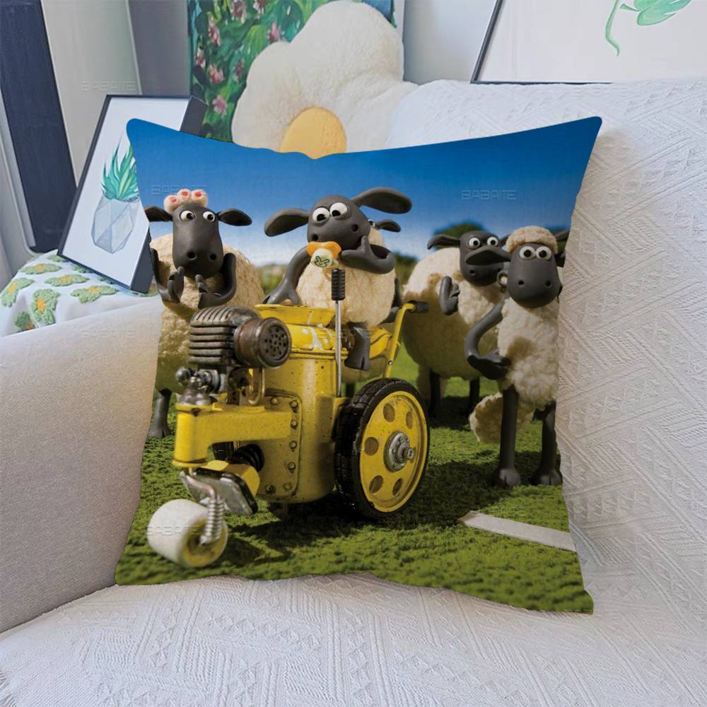 Cartoon S-shaun The S-sheep Pillowcase Toon Gift Cushion Cover Bedroom Home Sofa Chair Seat Decor Pillow Case