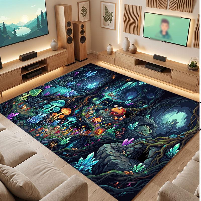 Pikmin Rug Soft Thick Non Slip Floor Carpet for Bedroom Living Room Home Decor