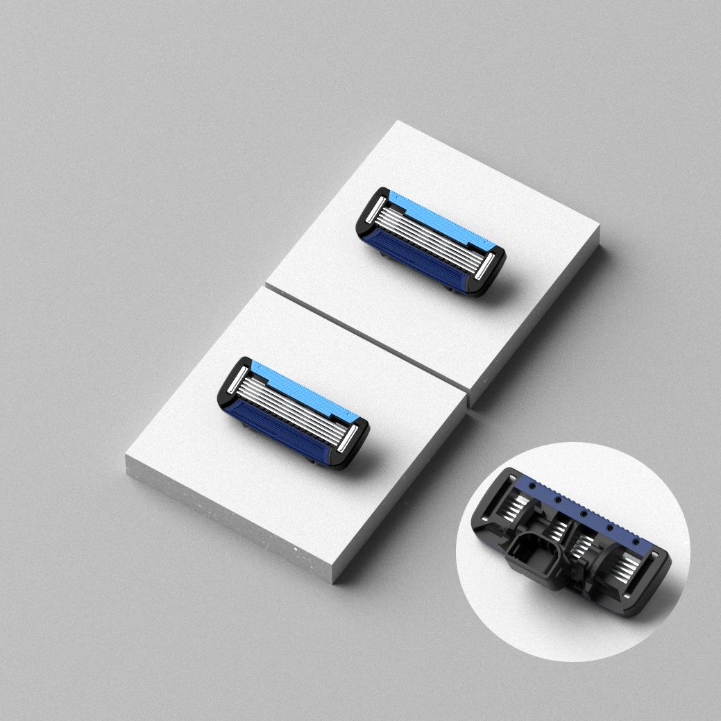 Мужская дорожная бритва Yan Yang с 5 лезвиями и импортным лезвием