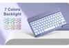iPad Keyboard Case 10.9" for 11th Gen with 7-Color Backlight, Magnetic Attach, Pen Slot, Detachable, Fits Air & 9th Gen Tablets
