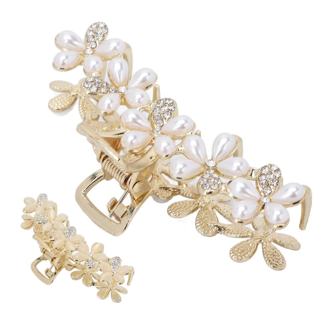 Hair Claws Clips Alloy ABS Hair Clamps Clips Non Slip Hair Catch Jaw Clamp Hair Accessories for Wome