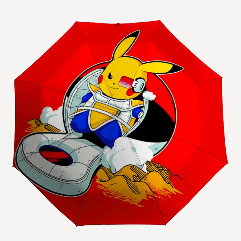 

1pc Pikachu umbrella - automatic opening and closing, sturdy iron frame, formal occasions yy251027035