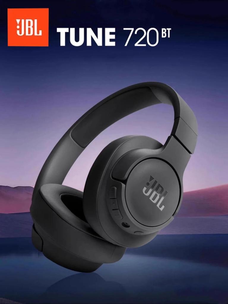 JBL TUNE 720BT Authentic Original Product Over-ear Wireless Bluetooth Headphones Fast Charging Long Battery Life With Microphone