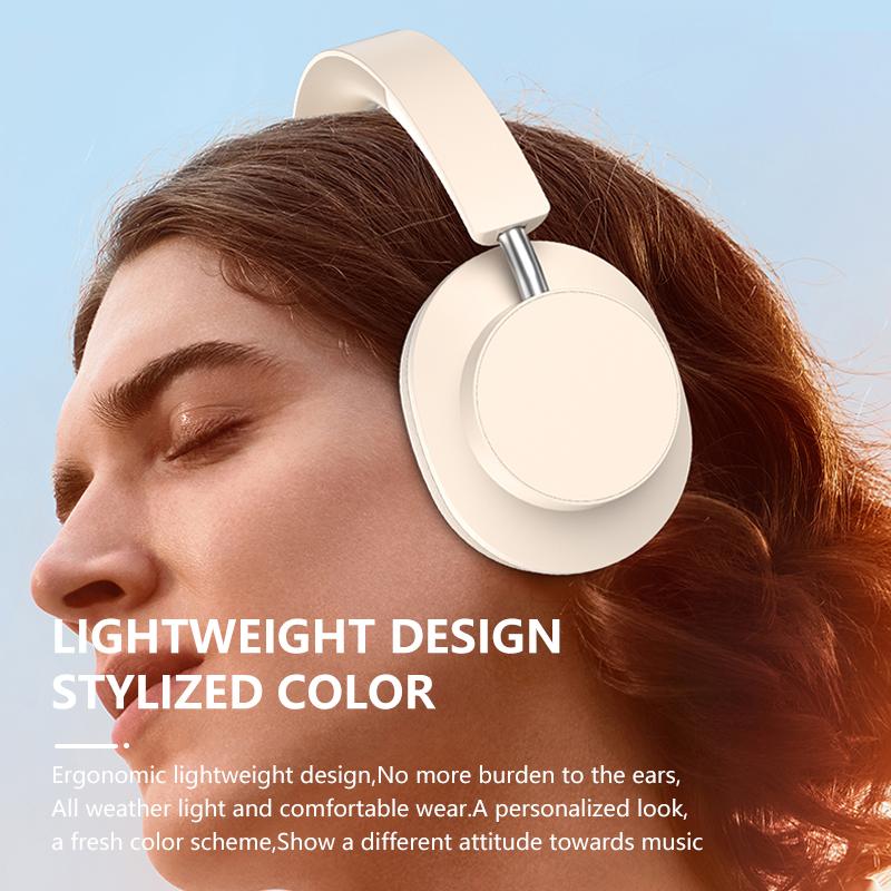 Pro HIFI Sluchátka Bezdrátová Sluchátka Bluetooth Přes Uši Stereo Hluboké Basy Herní Sluchátka TF/AUX Přehrávač Hudby s Mikrofonem/Rádiem pro Dárky