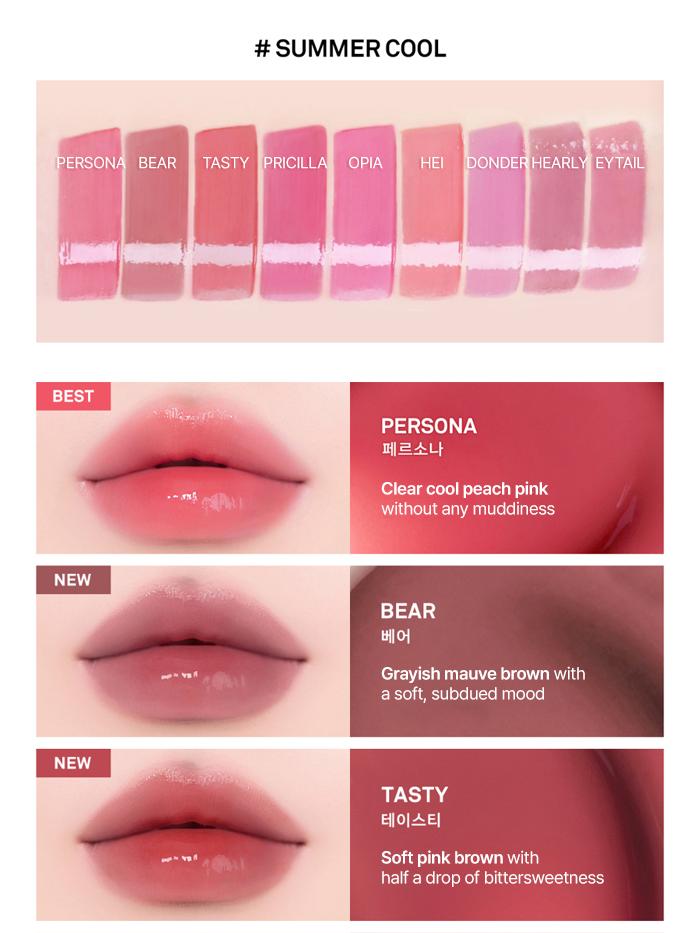 NAMING Glowy Heart Lip Tint 5.7g (24 Colors)