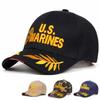 Καπέλα Snapback Κεντητά Snapback Καπέλα του Μπέιζμπολ Us Letter Άνοιξη και Φθινόπωρο Εξωτερικού Χώρου Ρυθμιζόμενα Καθημερινά Καπέλα Καπέλο Αντηλιακό