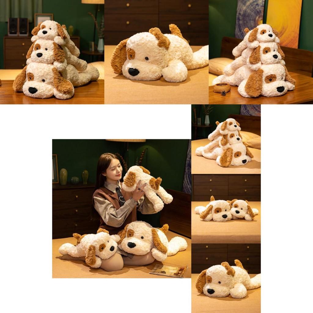 Adorable Plush Heart Shaped Dog Doll Cute Soft Spotted Puppy Toy For Gifts