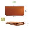 EIGHT ONE Made in Japan Genuine Leather Tochigi Leather Long Wallet Large Capacity Thin Slim Easy to Use Bill Does Not Break High Quality Leather