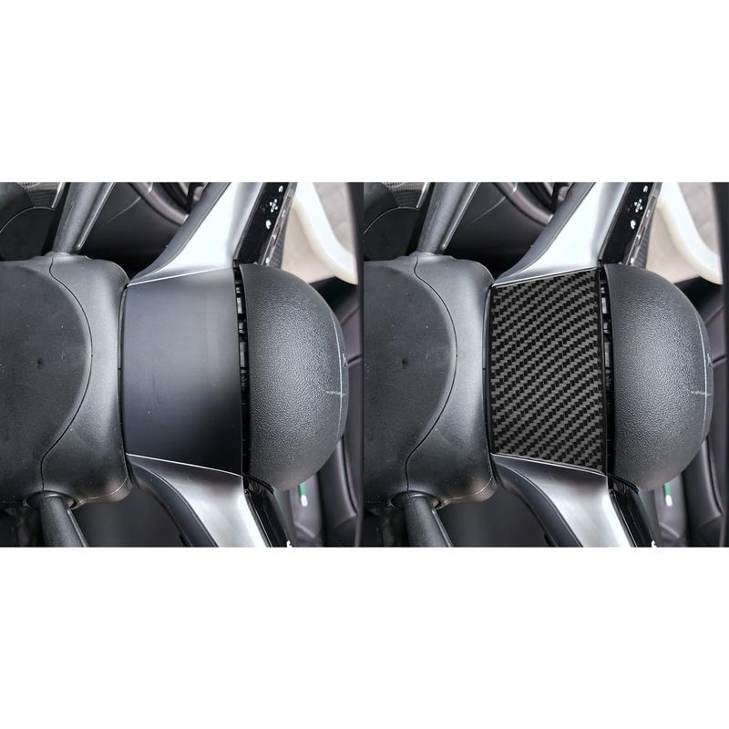 For Mercedes Benz C-Class W206 -2024 Auto Driving Wheel Cover Plate Carbon Fiber Decorative Car Accessory Sticker