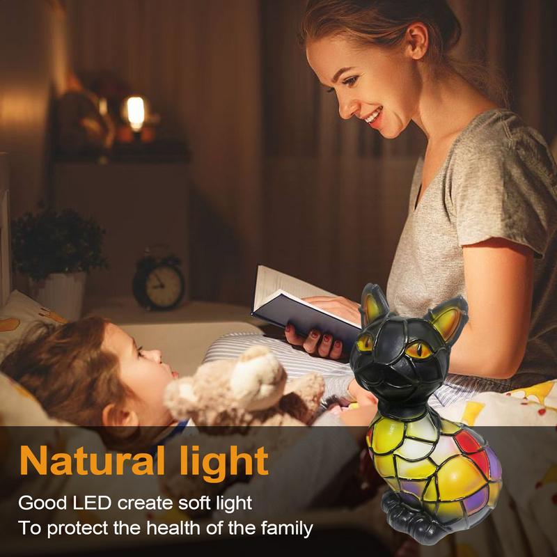 LED Resin Table Lamp Animal Series Bedside Night Light Home Ornaments for Living Room Bedroom Office Home Decorations