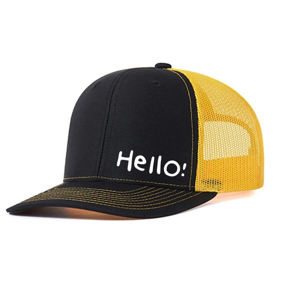 Casual Mesh Baseball Cap With Adjustable Fit For Summer Sun Protection