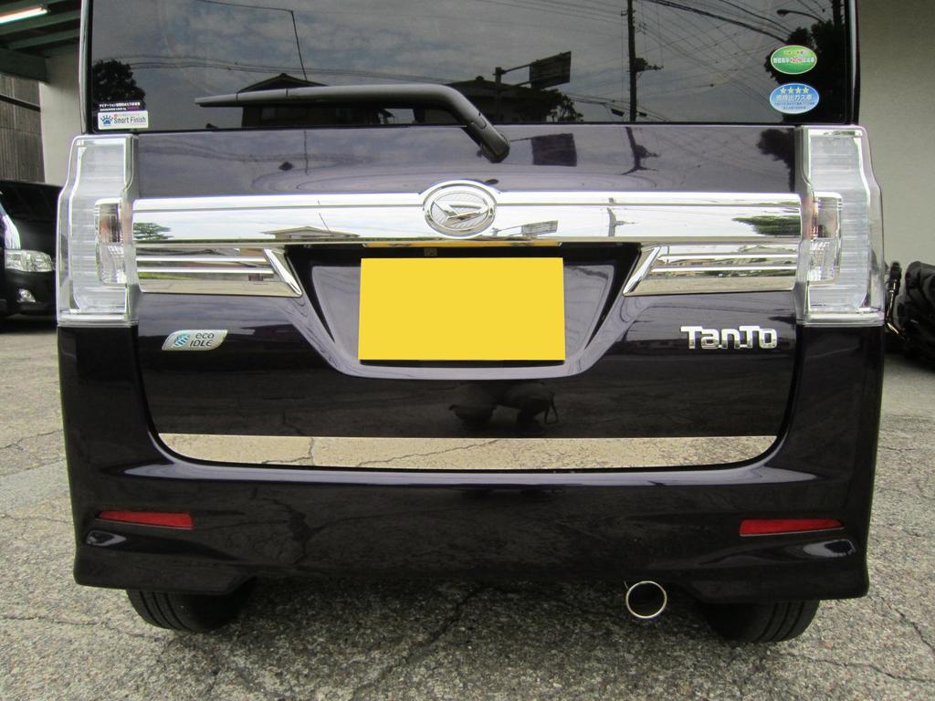 BRIGHTZ Finish Stainless Steel Plated Rear Hatch Under Type 1 Piece for Tanto Custom Tanto Part Number 17535 Ultra-Mirror Molding, D, [TRU-MOL-058]