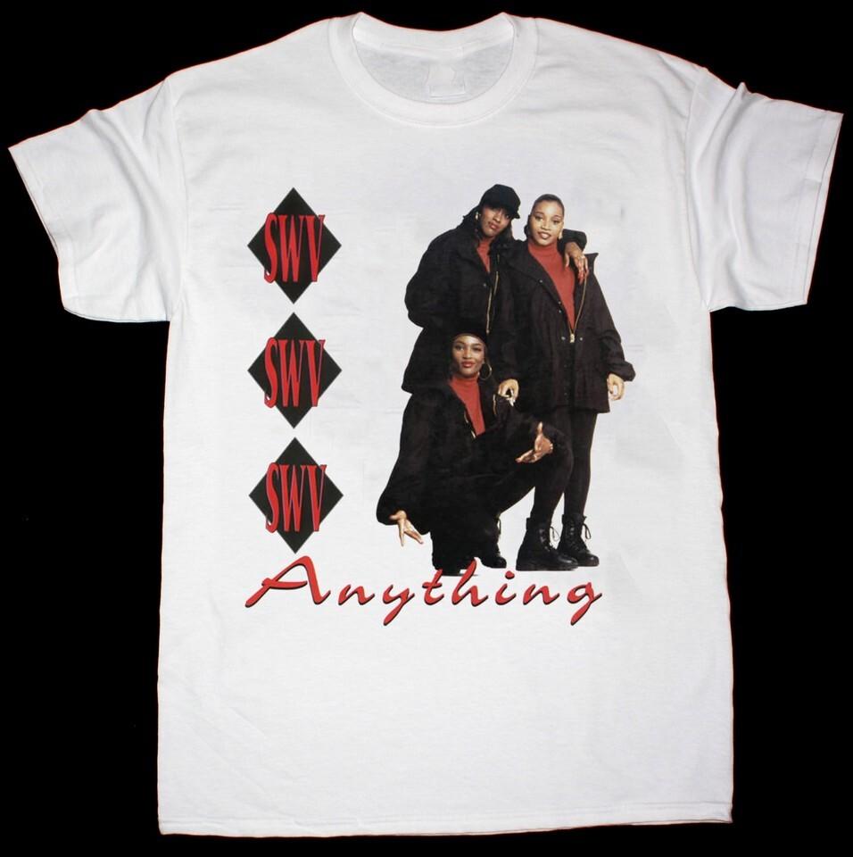 Vtg SWV Band Anything Heavy Cotton White All Size Unisex Shirt BL051 XXL