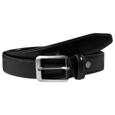 Belt - LEONARDO VERRELLI - 100 Cm - Genuine Leather - Black - Pin Buckle