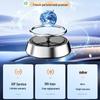 Solar-Powered Aromatherapy Car Ornament: Rotating Mars & Earth Scents with Light Activation