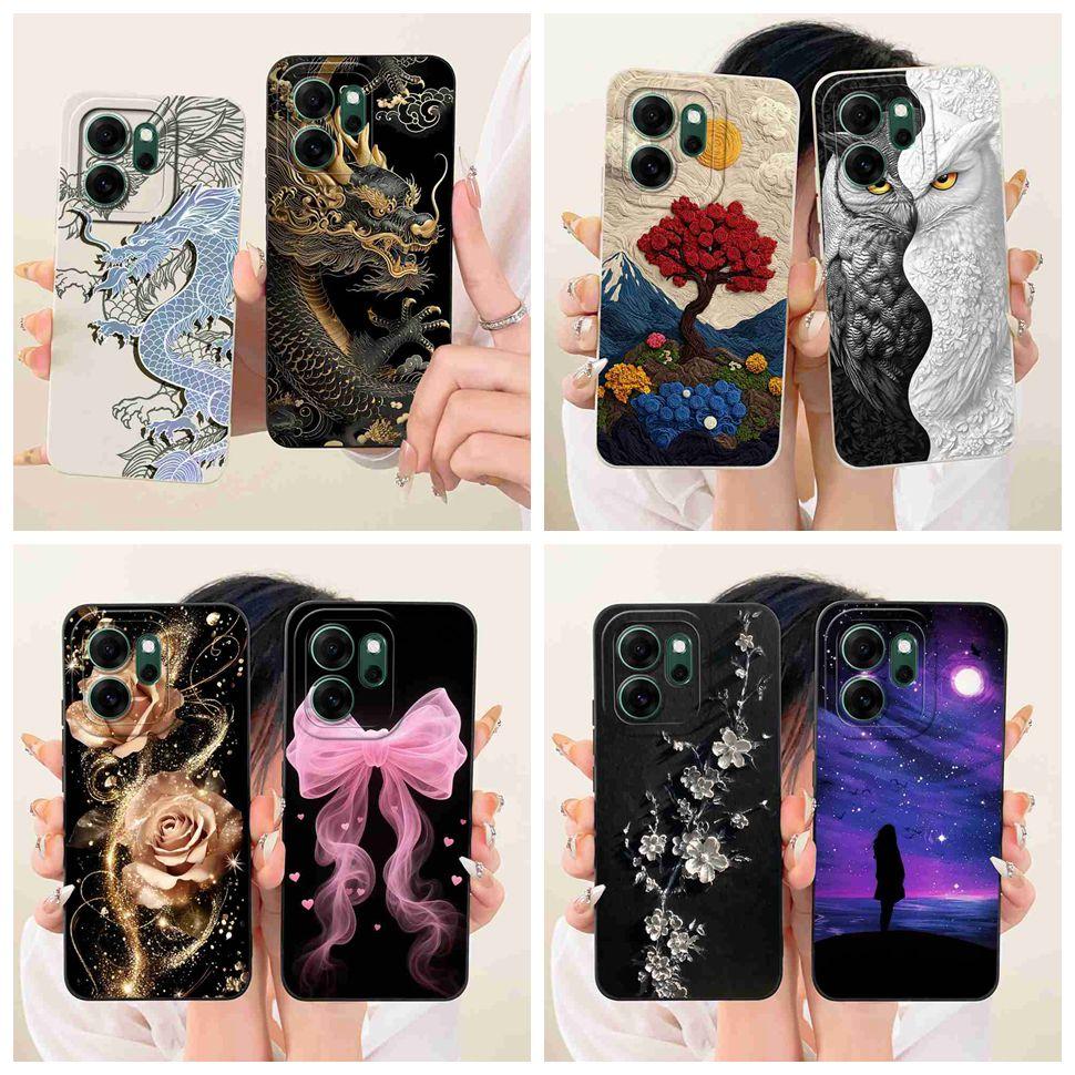 Funda For OPPO Reno 14F 5G Case Cat Dragon Lens Protection Back Cover For OPPO Reno14F Reno14 F CPH2743 5G Coque