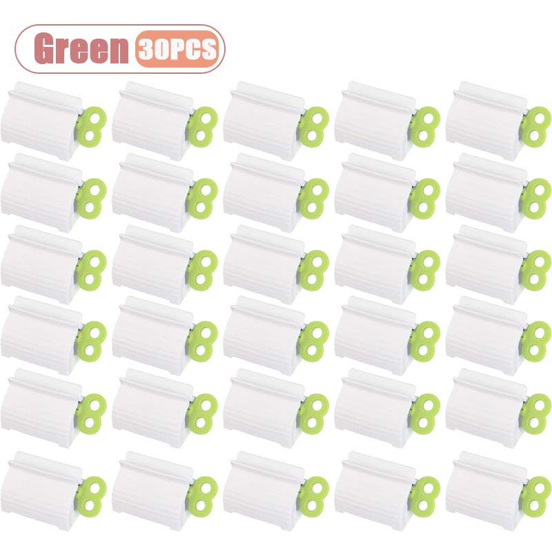 1-30PCS Toothpaste Squeezer Manual Roller Dispenser for Lazy People No Battery Needed Universal Fit for Tubes